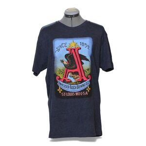 Anheuser‎ Busch Brewing Assc St Louis MO USA T Shirt Mens Large Graphic Tee